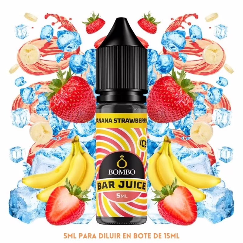 Aroma Bombo Bar Juice Banana Strawberry Ice Mini Longfill