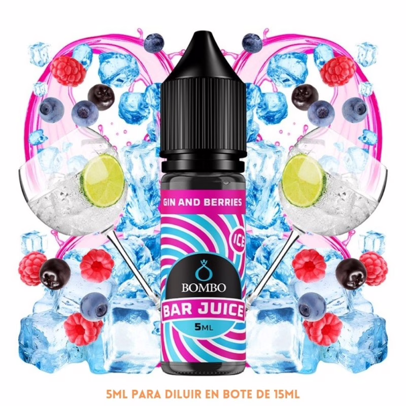 Aroma Bombo Bar Juice Gin & Berries Ice Mini Longfill