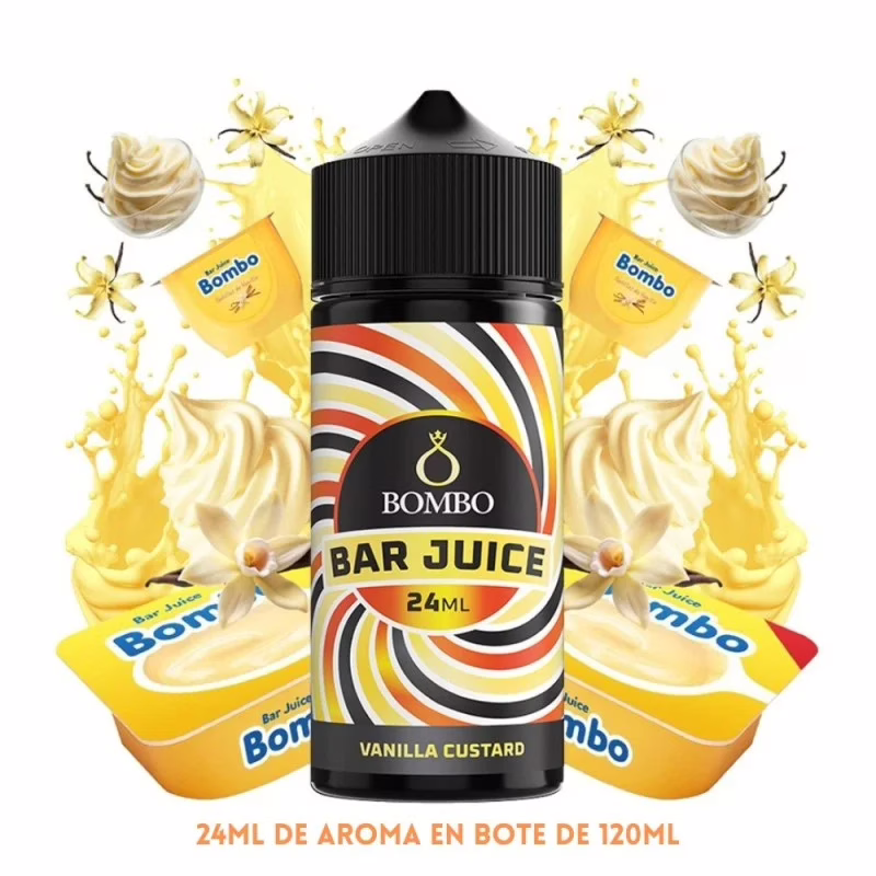 Aroma Longfill Bombo Bar Juice Vanilla Custard 24ml