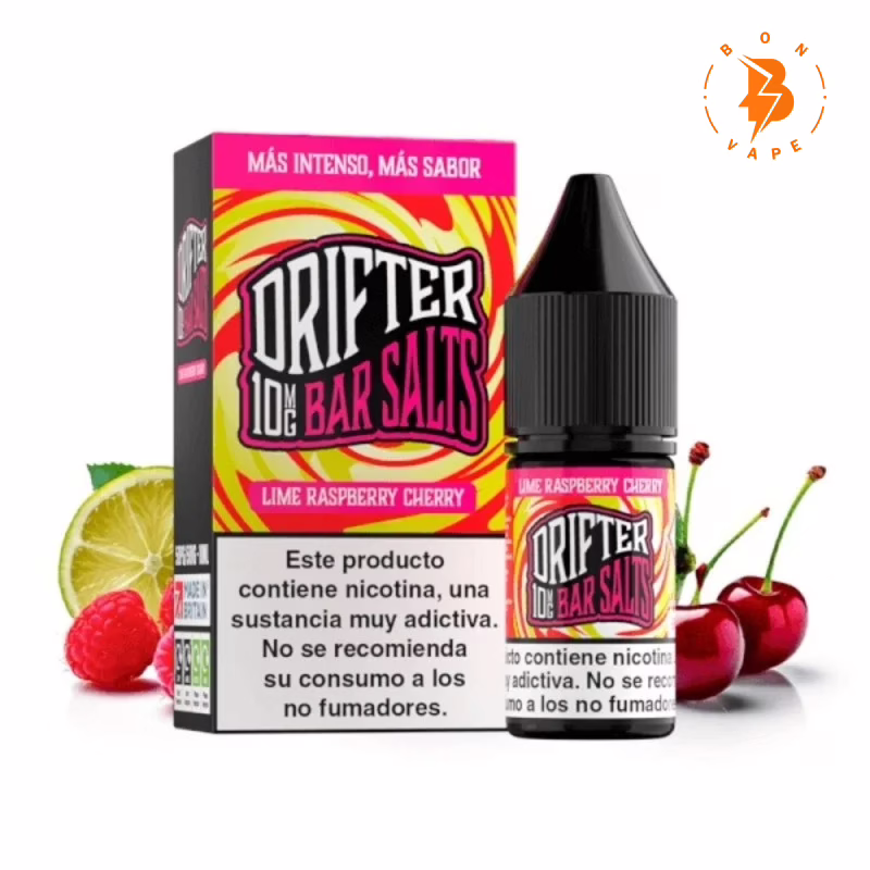 Drifter Bar Salts Lime Raspberry Cherry 10ml